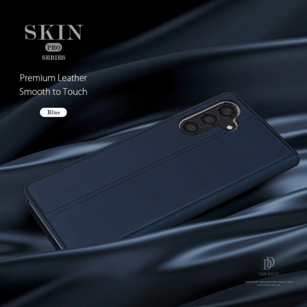 DUX DUCIS wallet case SKIN PRO for SAMSUNG S24 blue