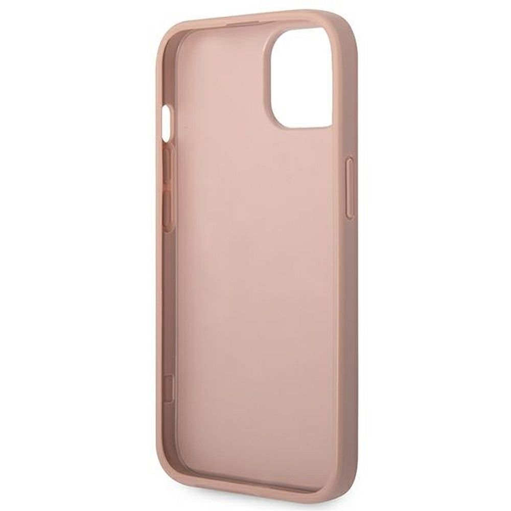 GUESS case for IPHONE 14 Plus GUHCP14MPSASBPI (Saffiano With Metal Logo) pink