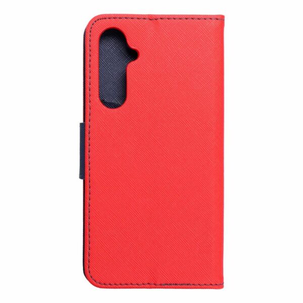 FANCY Book case for SAMSUNG S23 FE red / navy