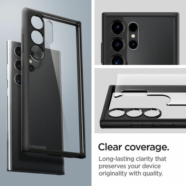 SPIGEN case ULTRA HYBRID for SAMSUNG S24 Ultra matte black