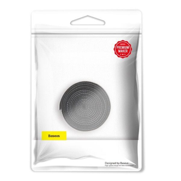 5cb7ddc91019b560534650f8cd5afef6 BASEUS cable organizer nylon cable winder ACMGT-E01 1 m black