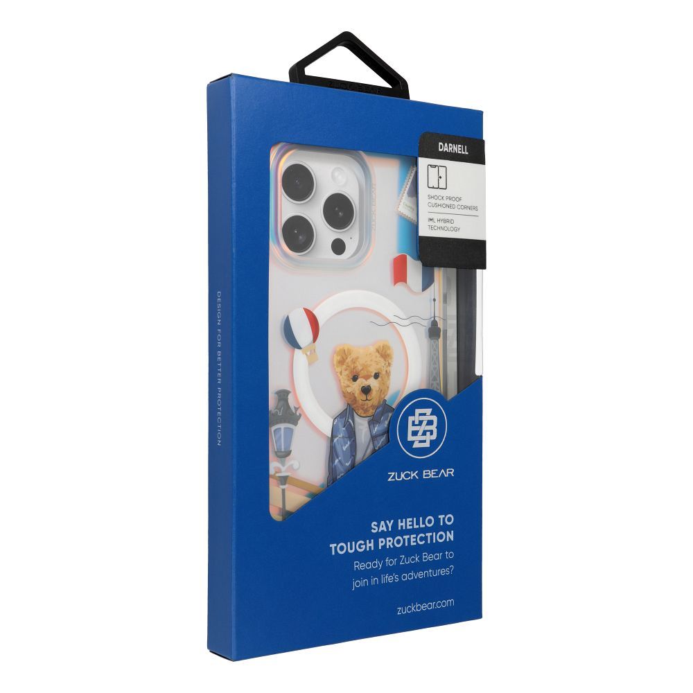 ZUCK BEAR case DARNELL FROSTED LASER compatible with MagSafe for IPHONE 16 Pro paris