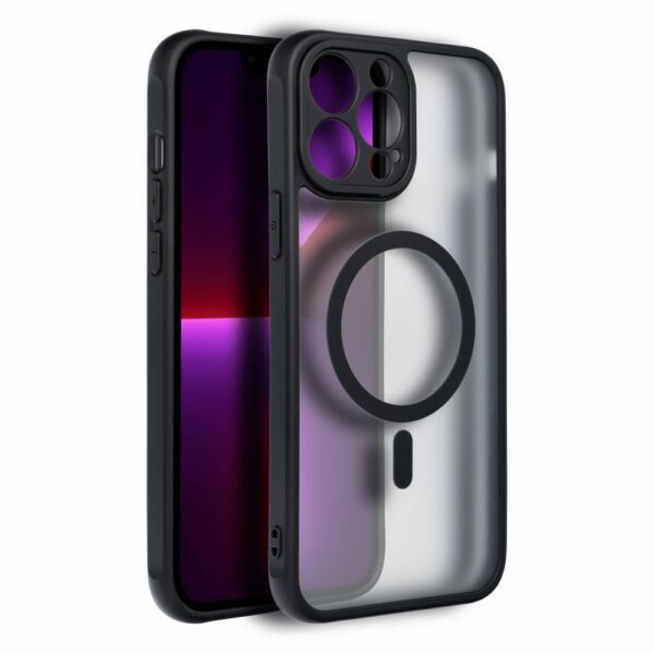FULL MATTE MAG COVER case compatible with MagSafe for IPHONE 13 Pro Max black