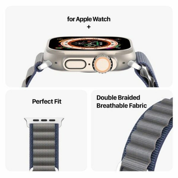 DUX DUCIS strap GS nylon for Apple Watch 42 / 44 / 45 / 49 mm blue