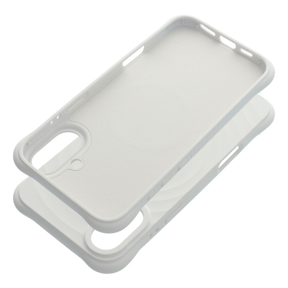 Silicone Zephyr Mag Cover compatible with MagSafe do IPHONE 16 PLUS white
