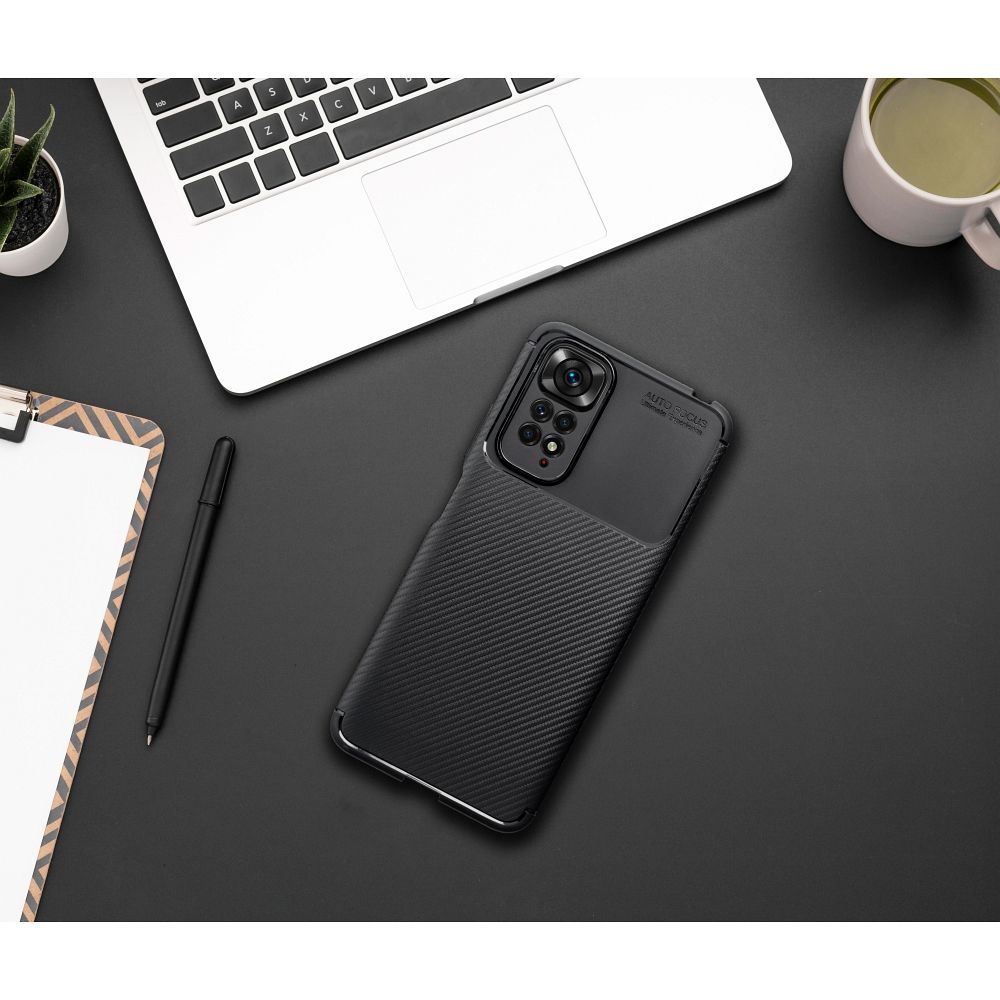 Case CARBON PREMIUM for XIAOMI Redmi Note 14 PRO 4G black