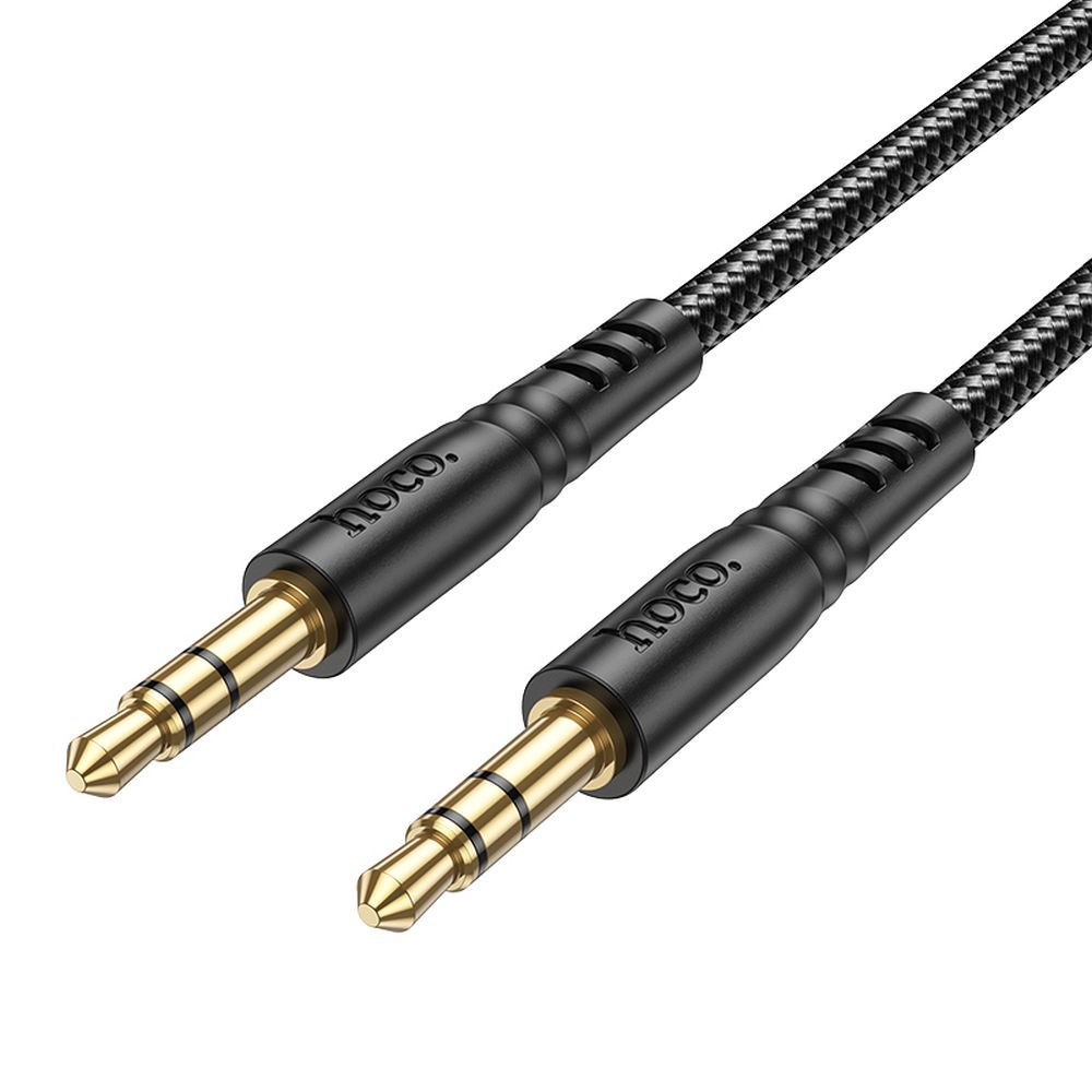 HOCO kabel AUX Jack 3,5 mm (male) to Jack 3,5 mm (male) UPA24 1 m black