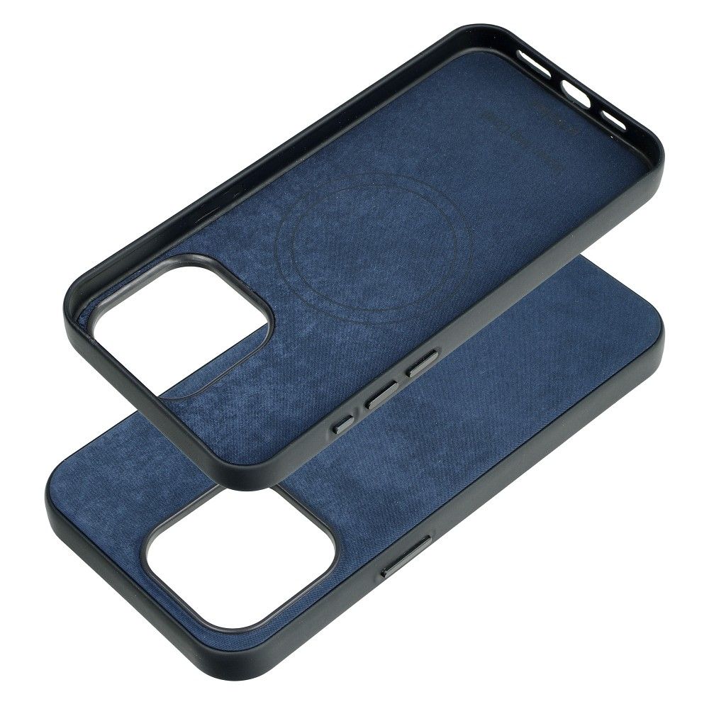 WOVEN MAG COVER case compatible with MagSafe for IPHONE 15 Pro Max sea blue