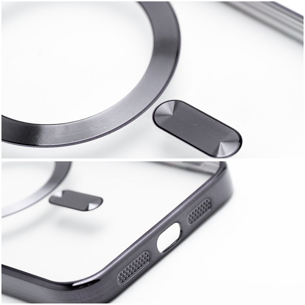 ELECTRO MAG COVER case compatible with MagSafe for IPHONE 16e black