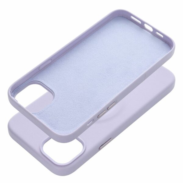 ROAR case LEATHER MAG compatible with MagSafe for IPHONE 14 Plus purple