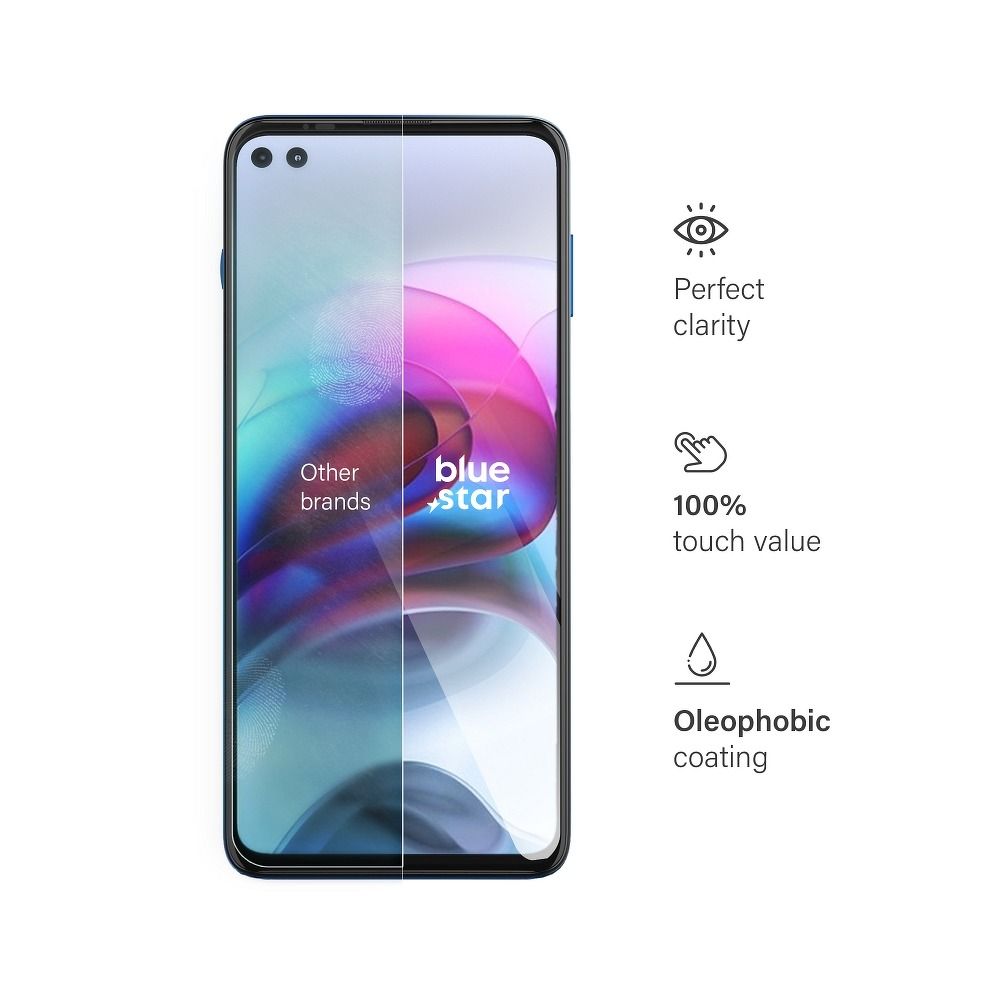 Tempered Glass Blue Star - Motorola G100