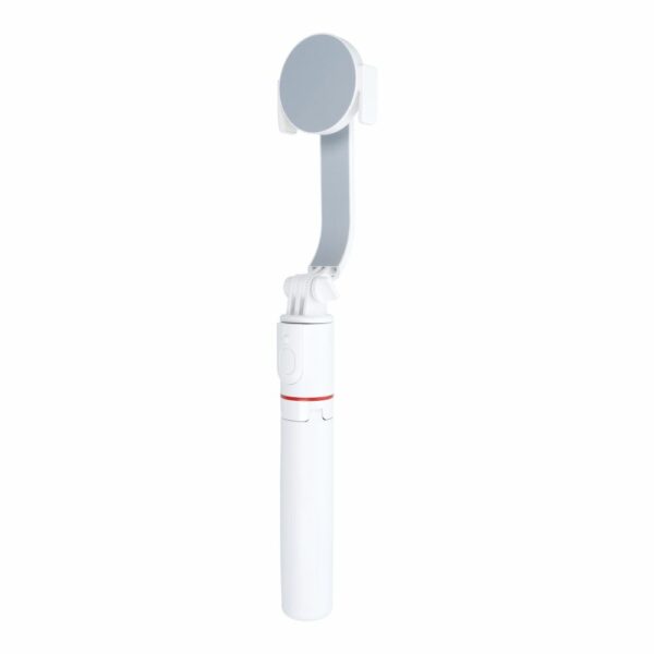 Selfie stick with wireless remote control tripod compatible with MagSafe SSTR-C09 white