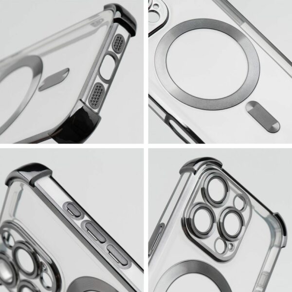 Case ANTISHOCK ELECTRO for IPHONE 16 Pro compatible with MagSafe black