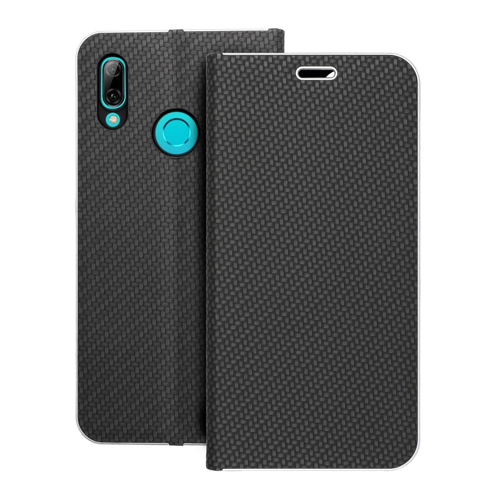 5f41522ec03113c7e78cda19eee0b0b3 LUNA Book Carbon for HUAWEI P Smart 2019 black