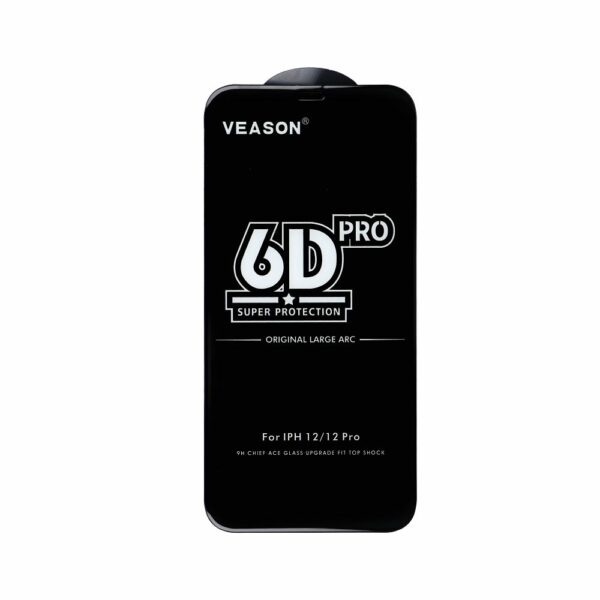 6D Pro Veason Glass - for Iphone 13 / 16e (SE 4 2025) black