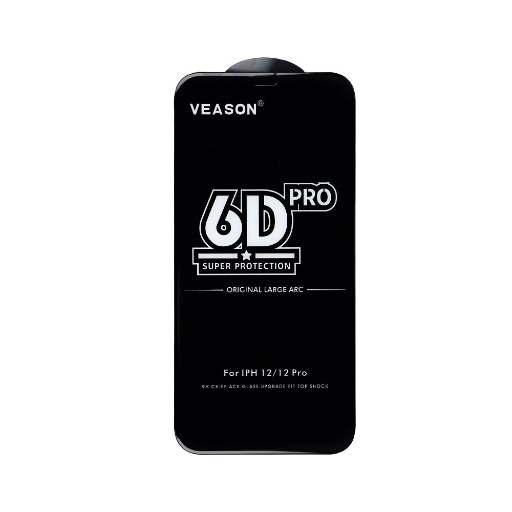 6D Pro Veason Glass - for Iphone 13 / 16e (SE 4 2025) black