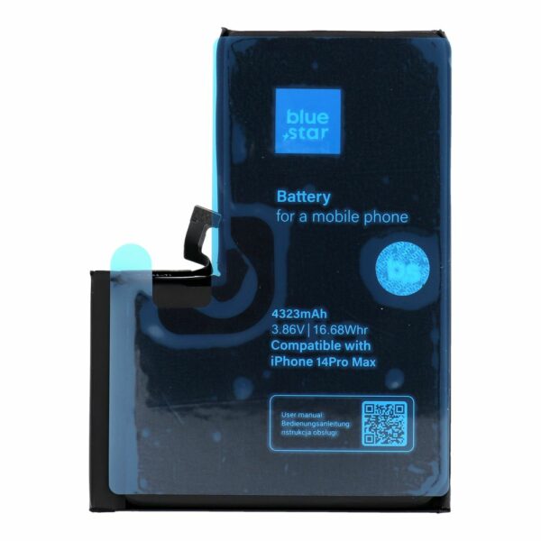 BLUE STAR HQ battery for IPHONE 14 Pro Max 4323 mAh