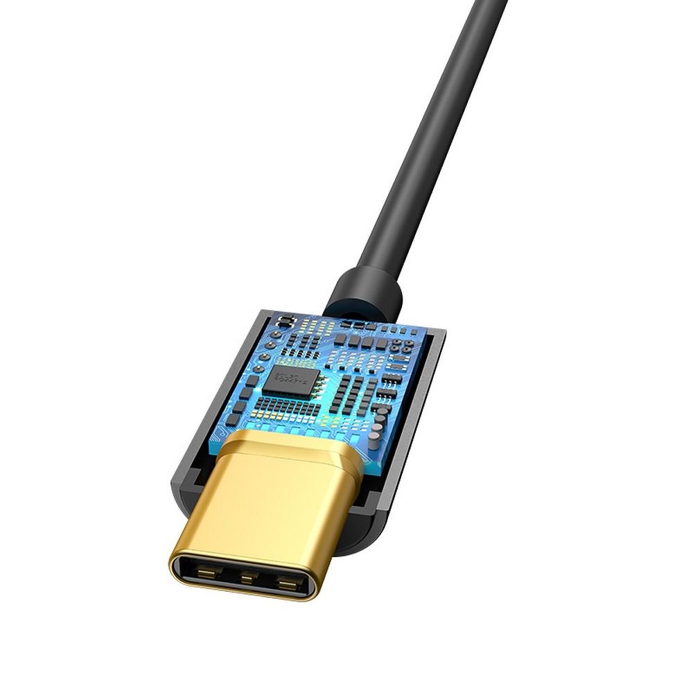 604630cba31a2e7335d69a10ca1be4c3 BASEUS adapter AUX Type C (male) to Jack 3,5 mm (female) CATL54-01 black