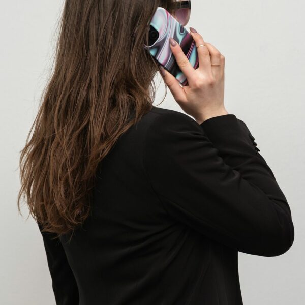 FORCELL F-PROTECT Mirage case compatible with MagSafe for IPHONE 15 glow