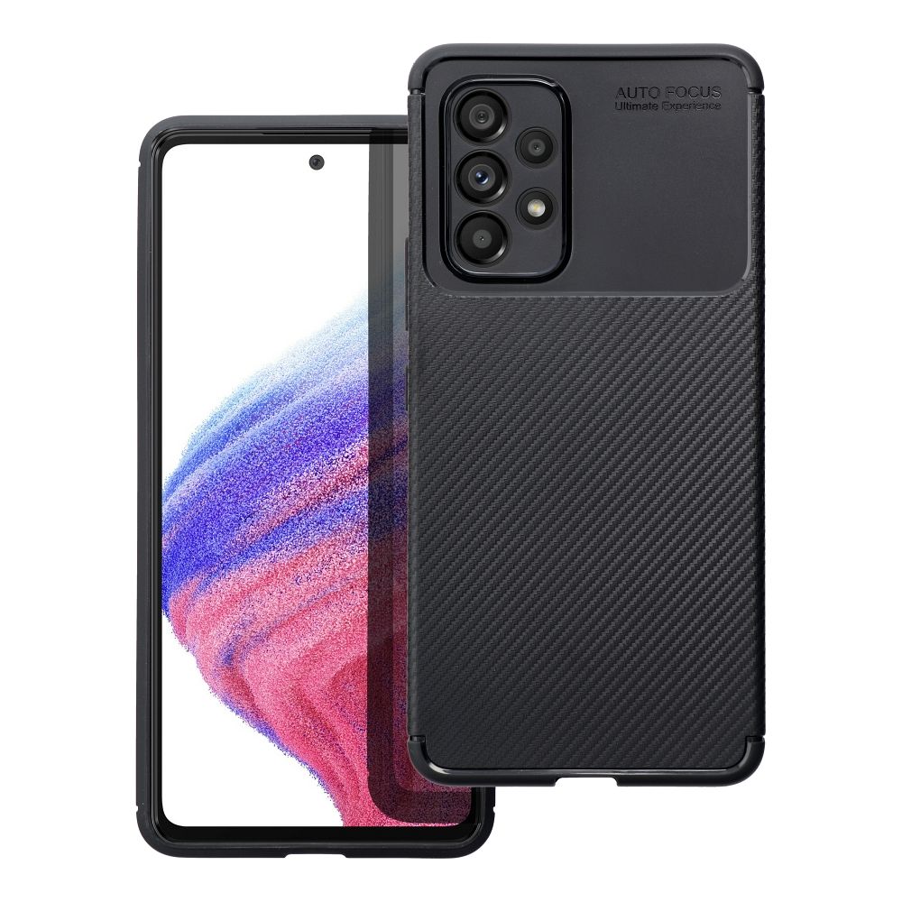 Case CARBON PREMIUM for SAMSUNG A13 5G / A04S black