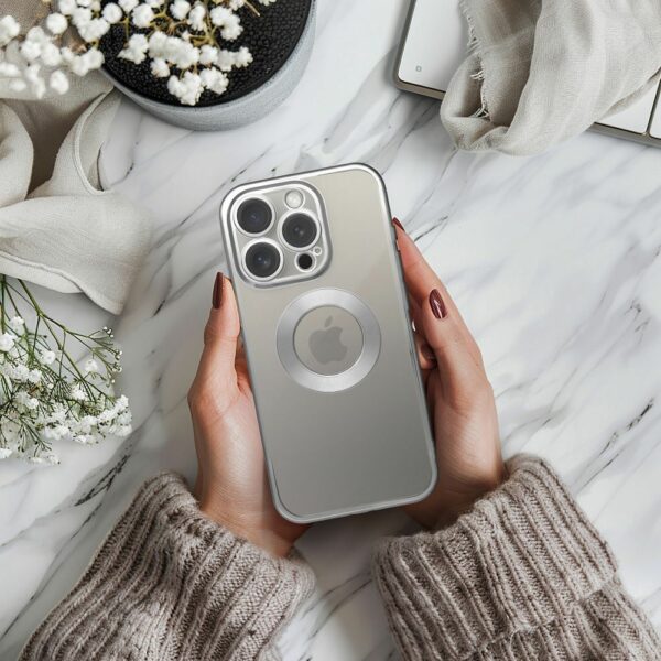 Case GLAM for IPHONE 16e (SE 4 2025) silver