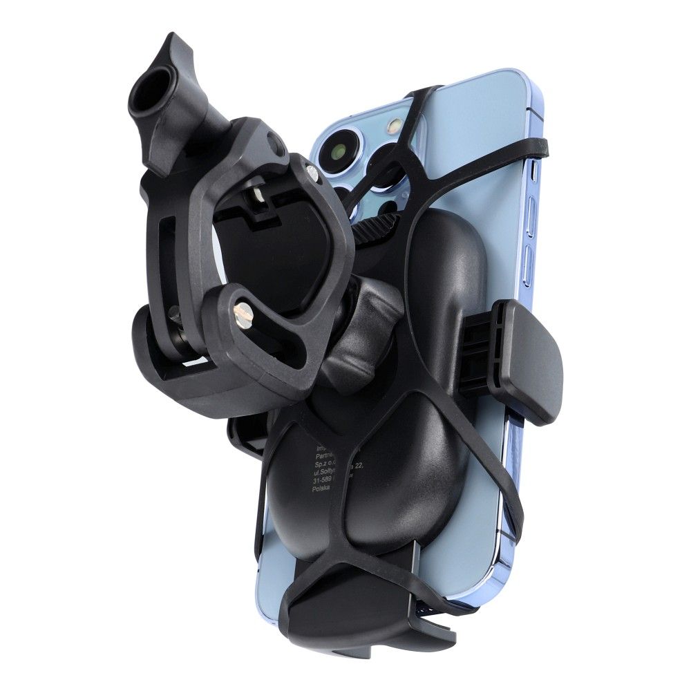 Clamp bike phone holder PREMIUM for handlebars H6-MB01 black