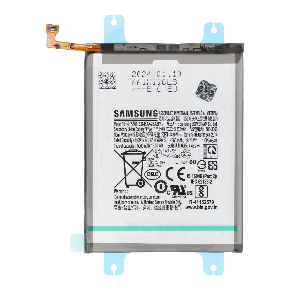 ServicePack Battery for SAMSUNG A42 5G A426B GH82-24377A