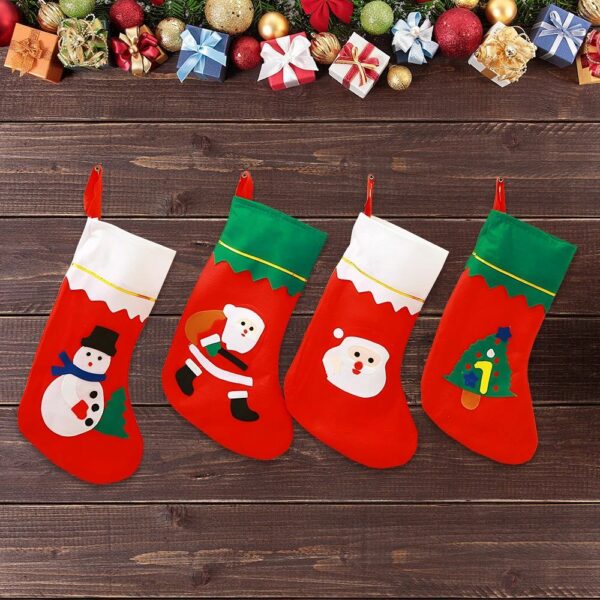 12 x CHRISTMAS SOCKs SANTA'S SHOES GIFTS