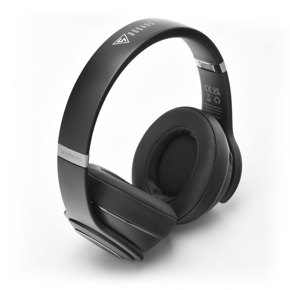 DOQAUS wireless headphones bluetooth VOGUE 9 2in1 black