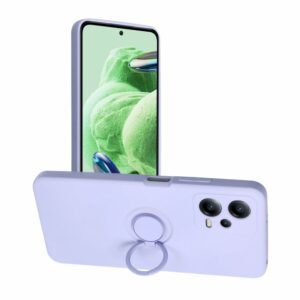 SILICONE RING case for XIAOMI Redmi Note 12 5G violet