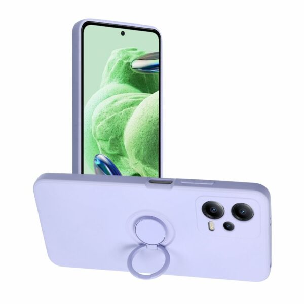 SILICONE RING case for XIAOMI Redmi Note 12 5G violet