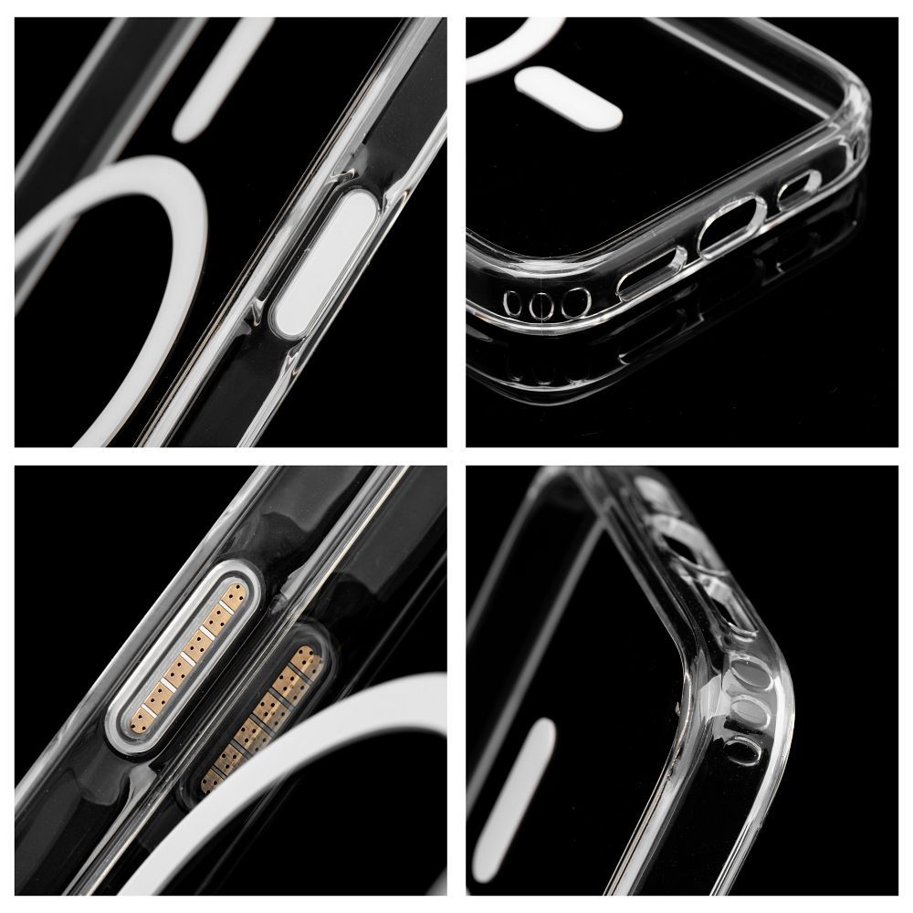 Clear Elite Mag Cover antiyellowing compatible with Camera Control button and MagSafe for IPHONE 16 transaprent