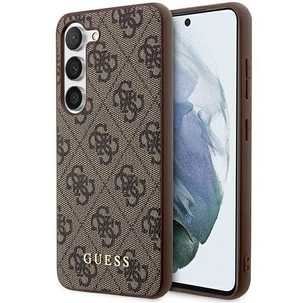 GUESS case for SAMSUNG S24 Plus GUHCS24MG4GFBR (Classic logo) brown