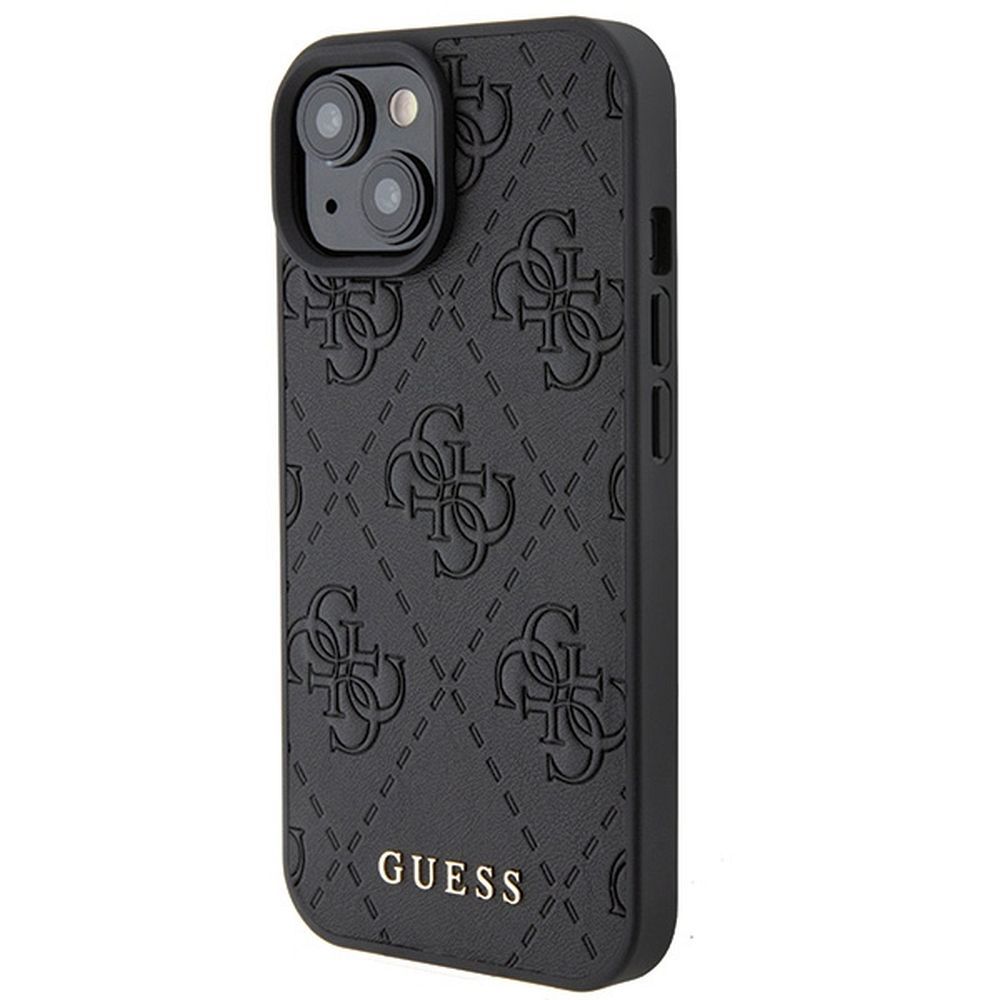 GUESS case for IPHONE 15 GUHCP15SP4EPMK (Quilted 4G Classic) black