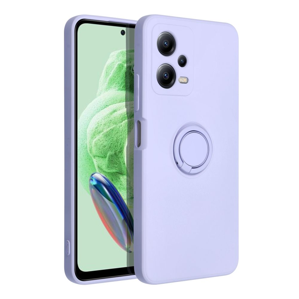 SILICONE RING case for XIAOMI Redmi Note 12 5G violet