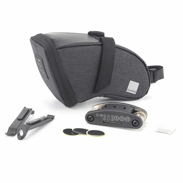 SAHOO bike bag under the bicycle seat with zip 0,5L 131470S-SA black