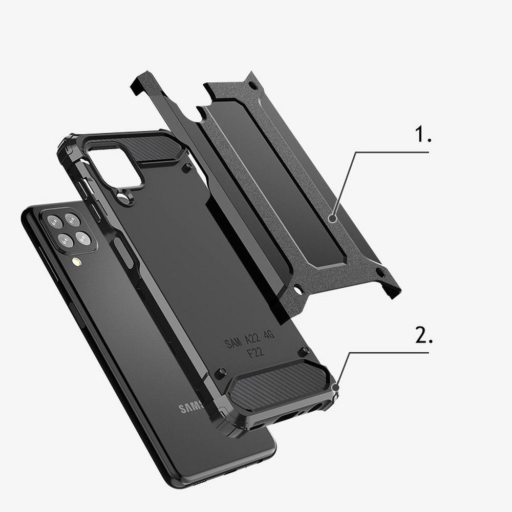 63781663148ab34149fef3053ed1fd12 ARMOR case for SAMSUNG A22 5G black