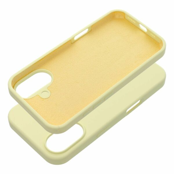 ROAR case CLOUD SKIN for IPHONE 16 Light Yellow