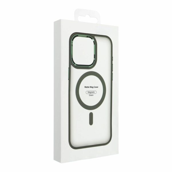 MATTE MAG COVER case compatible with MagSafe for IPHONE 14 Pro Max green