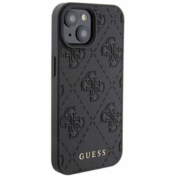 GUESS case for IPHONE 15 GUHCP15SP4EPMK (Quilted 4G Classic) black