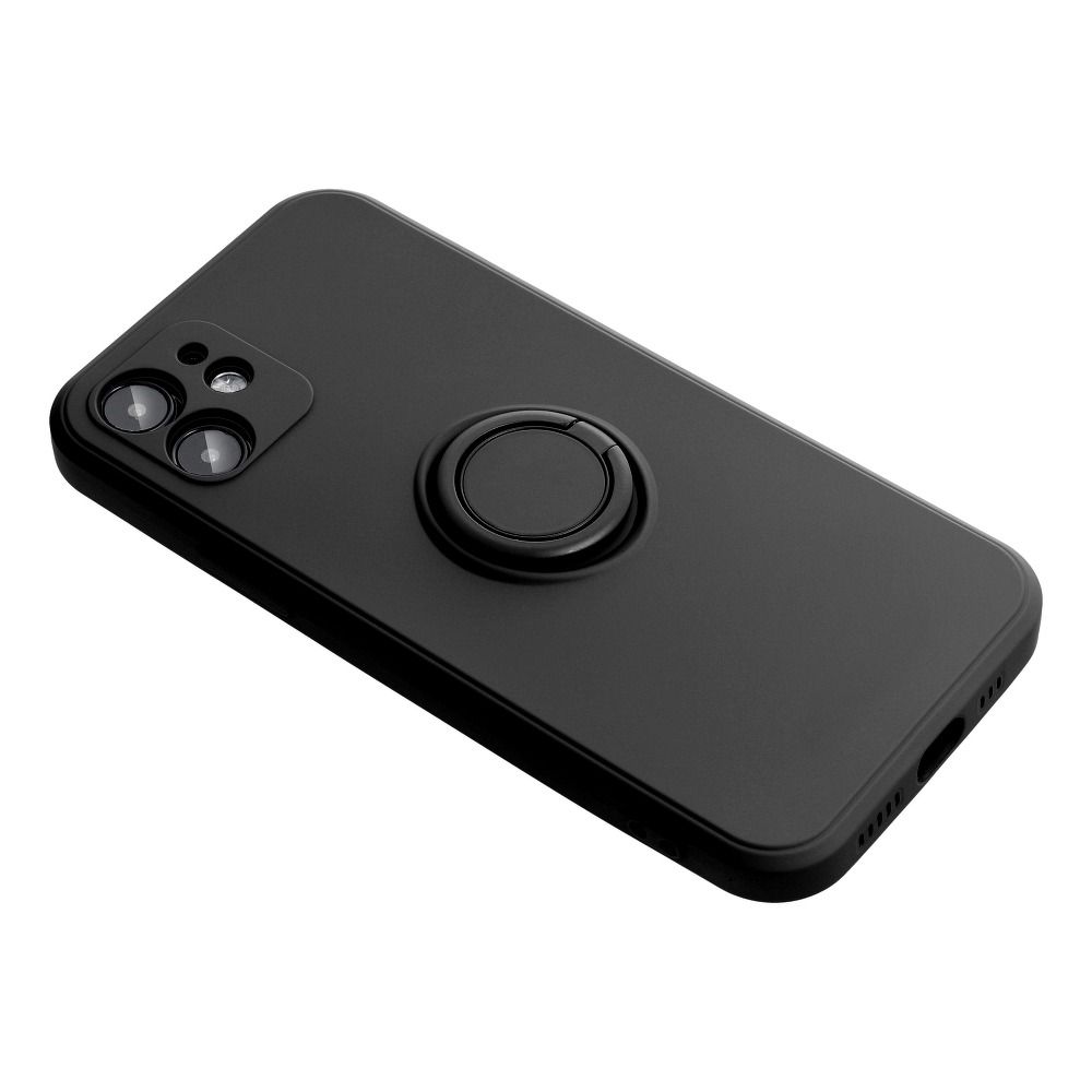 SILICONE RING case for SAMSUNG A53 5G black