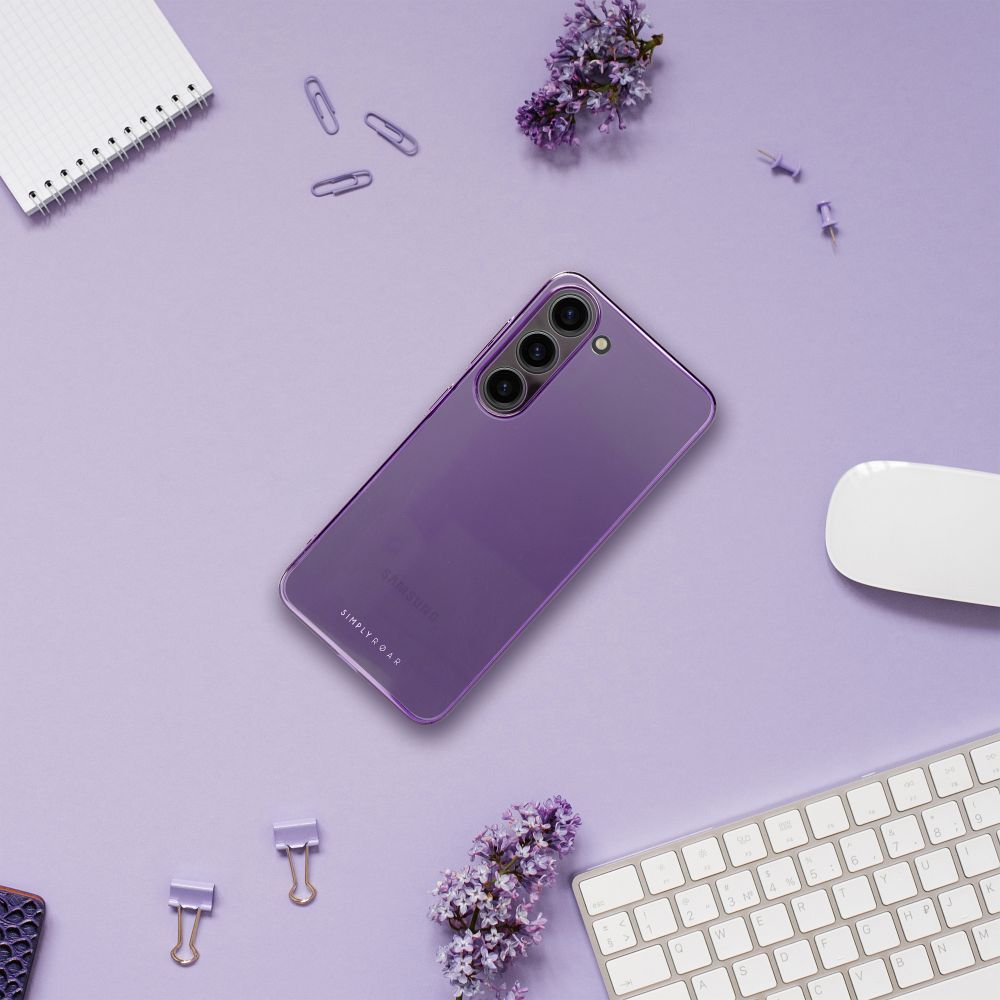 ROAR case PURE SIMPLE FIT for SAMSUNG S24 / S25 purple