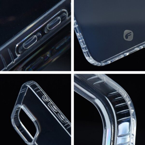 FORCELL F-PROTECT Long Lasting thin case for IPHONE 15 Pro transparent