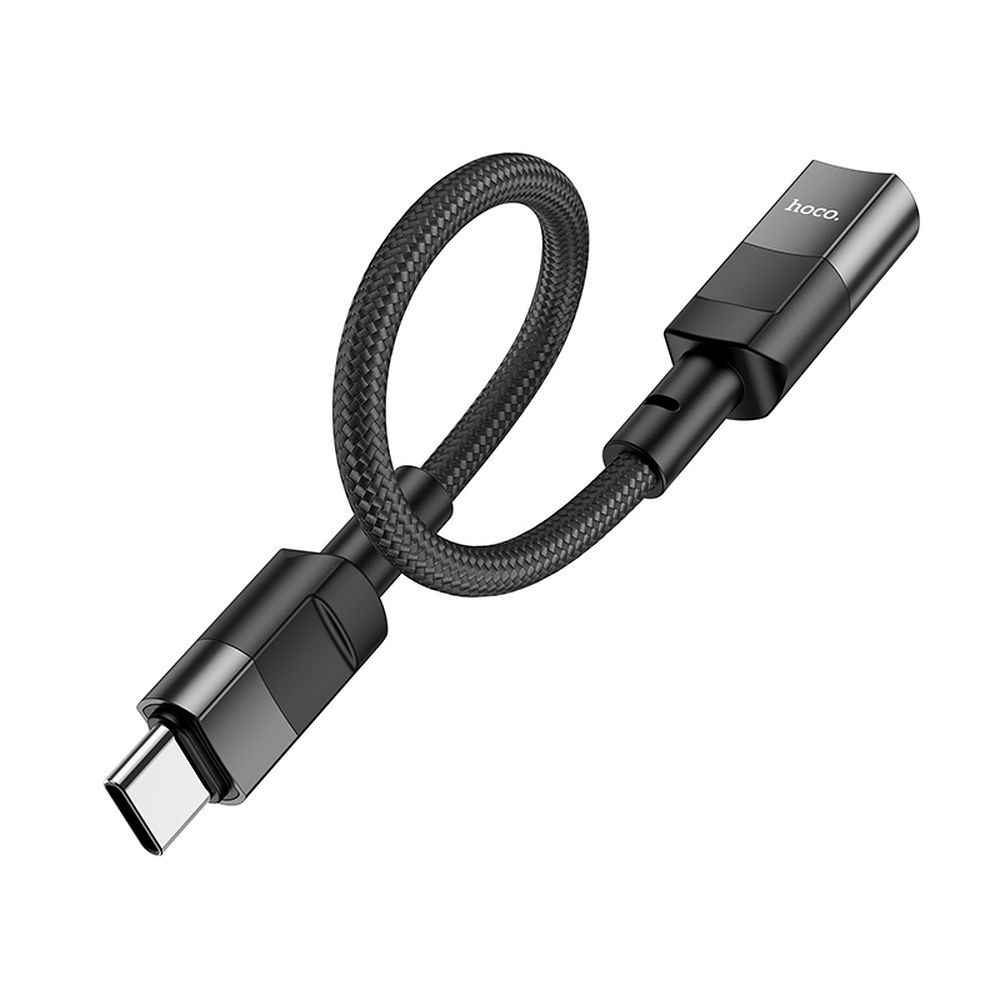 HOCO adapter OTG Type C (male) to Lightning (female) 3A U107 0,1 m black