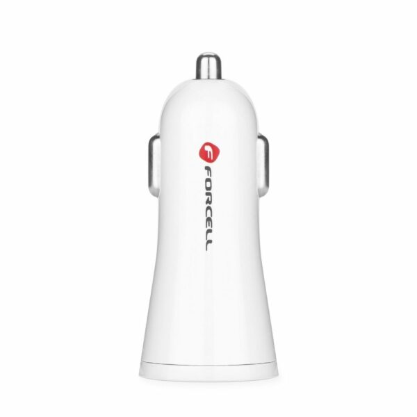 FORCELL F-ENERGY TFK-CC-095 car charger USB A QC3.0 2,4A white