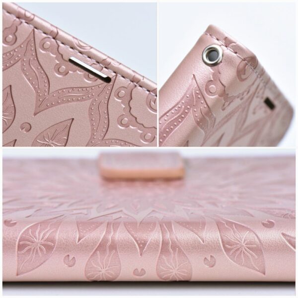 MEZZO Book case for XIAOMI Redmi Note 12 5G mandala rose gold