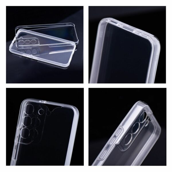 Case 360 FULL COVER PC + TPU for SAMSUNG S22 Plus transparent