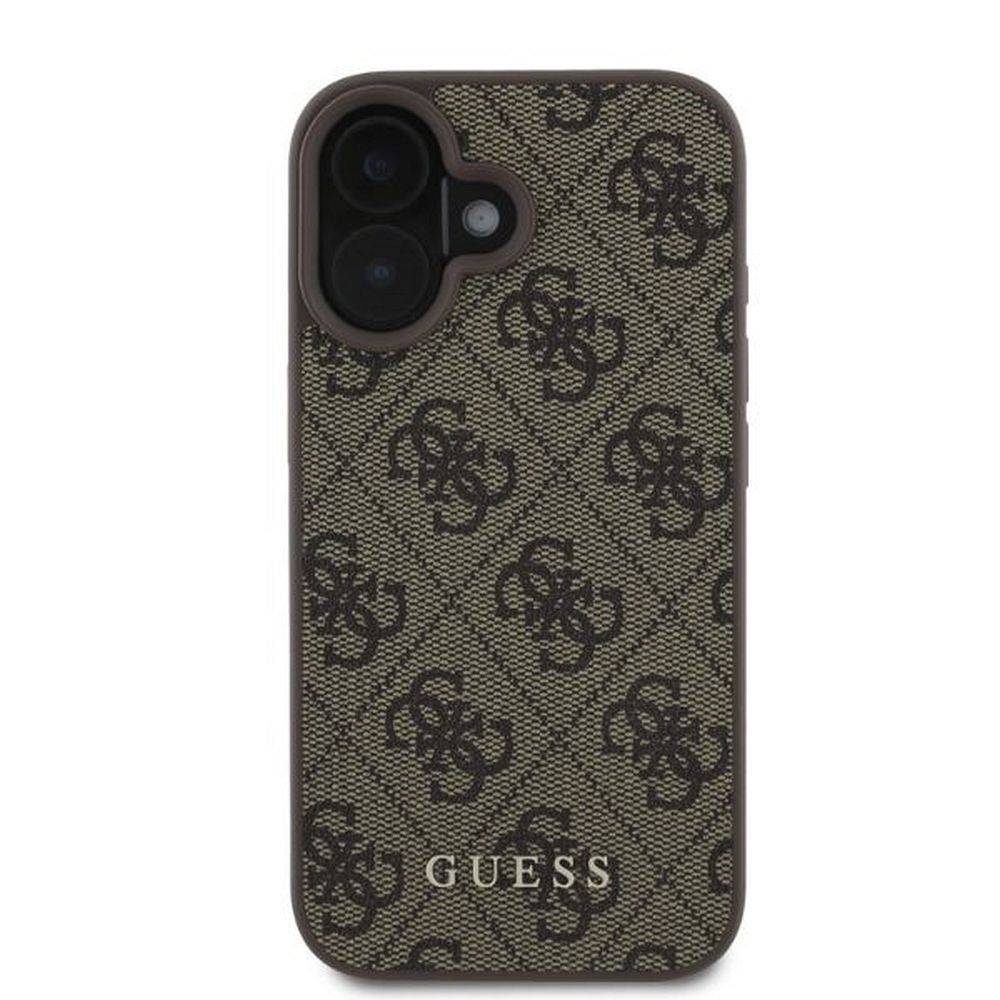 GUESS case for IPHONE 16 GUHCP16SG4GFBR (PU 4G Classic) brown