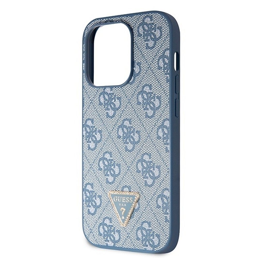 GUESS case for IPHONE 14 Pro GUHCP14LP4TDSCPB (Crossbody 4G Metal Logo) blue
