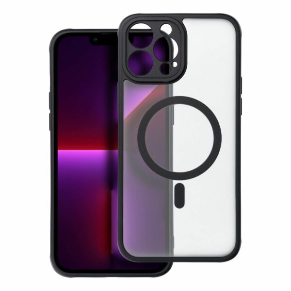 FULL MATTE MAG COVER case compatible with MagSafe for IPHONE 13 Pro Max black